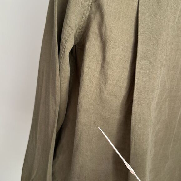 Club Mónaco Women's Green Bomber Moto Lightweight Zip Front Jacket Size M - Picture 8 of 14